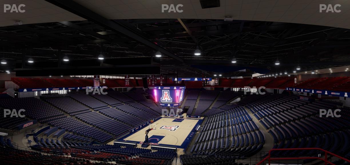 McKale Center - Section Upper 119 Seat View