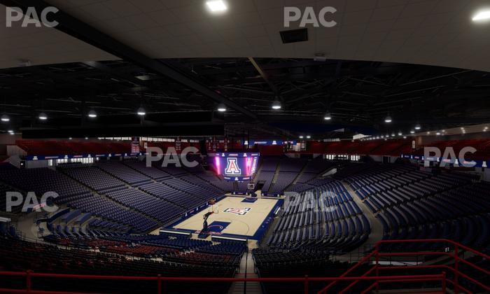 McKale Center - Section Upper 119 Seat View