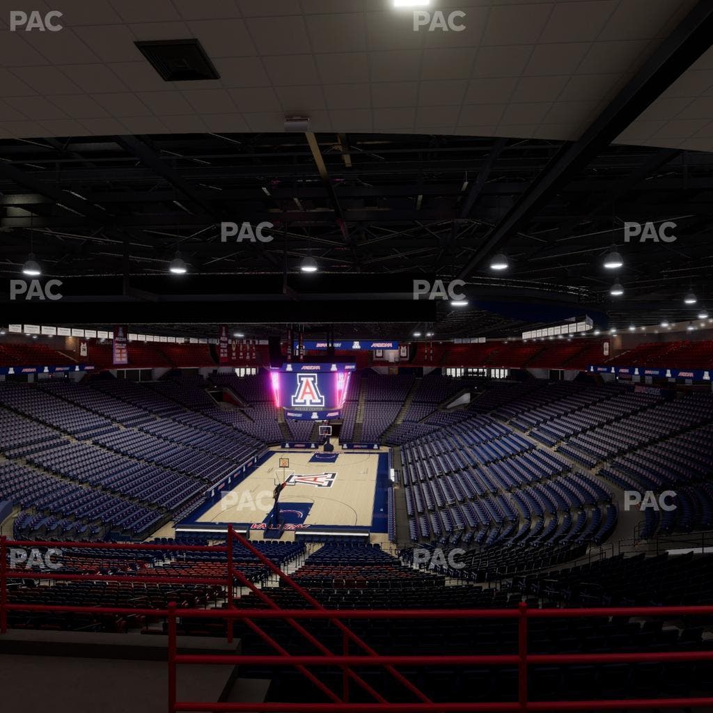 McKale Center - Section Upper 120 Seat View