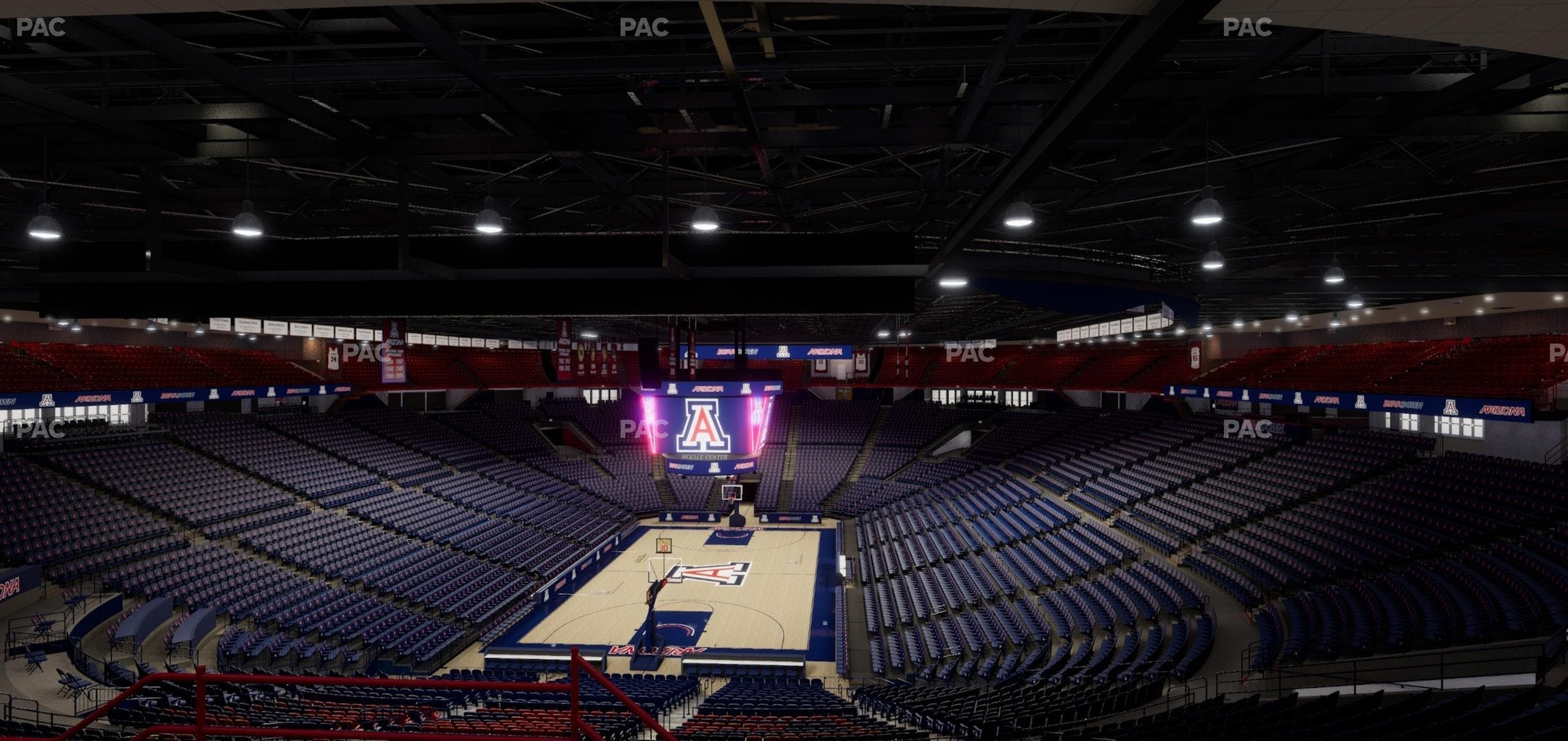 McKale Center - Section Upper 120 Seat View