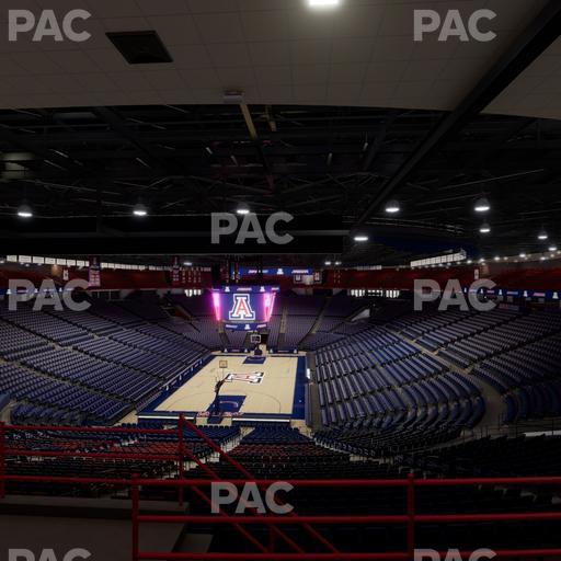 McKale Center - Section Upper 120 Seat View