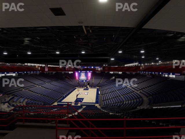 McKale Center - Section Upper 120 Seat View