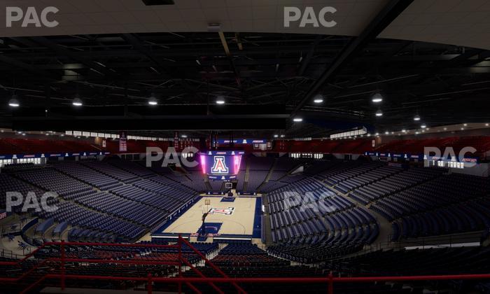 McKale Center - Section Upper 120 Seat View