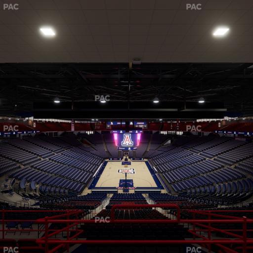 McKale Center - Section Upper 121 Seat View
