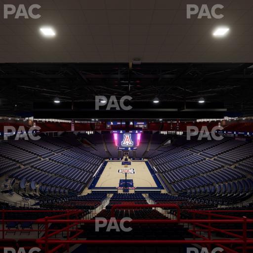 McKale Center - Section Upper 121 Seat View