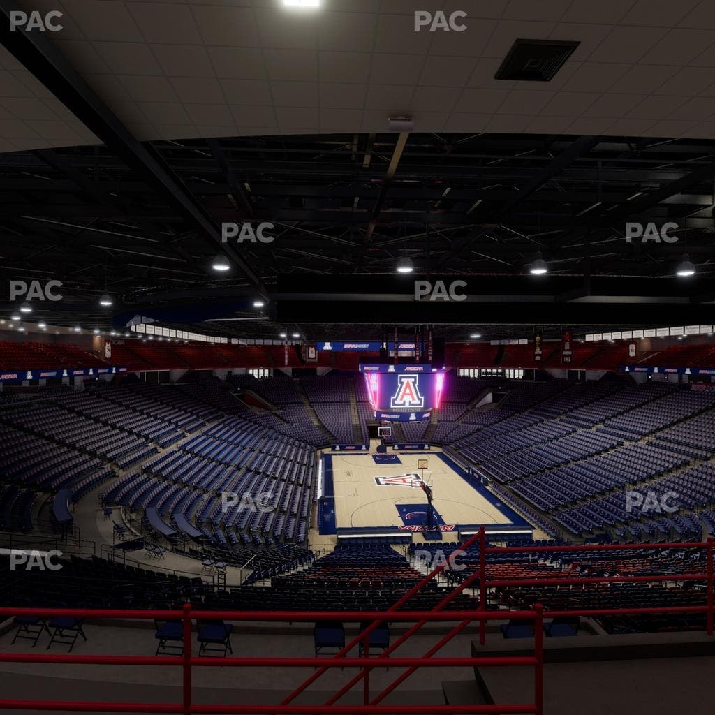 McKale Center - Section Upper 122 Seat View