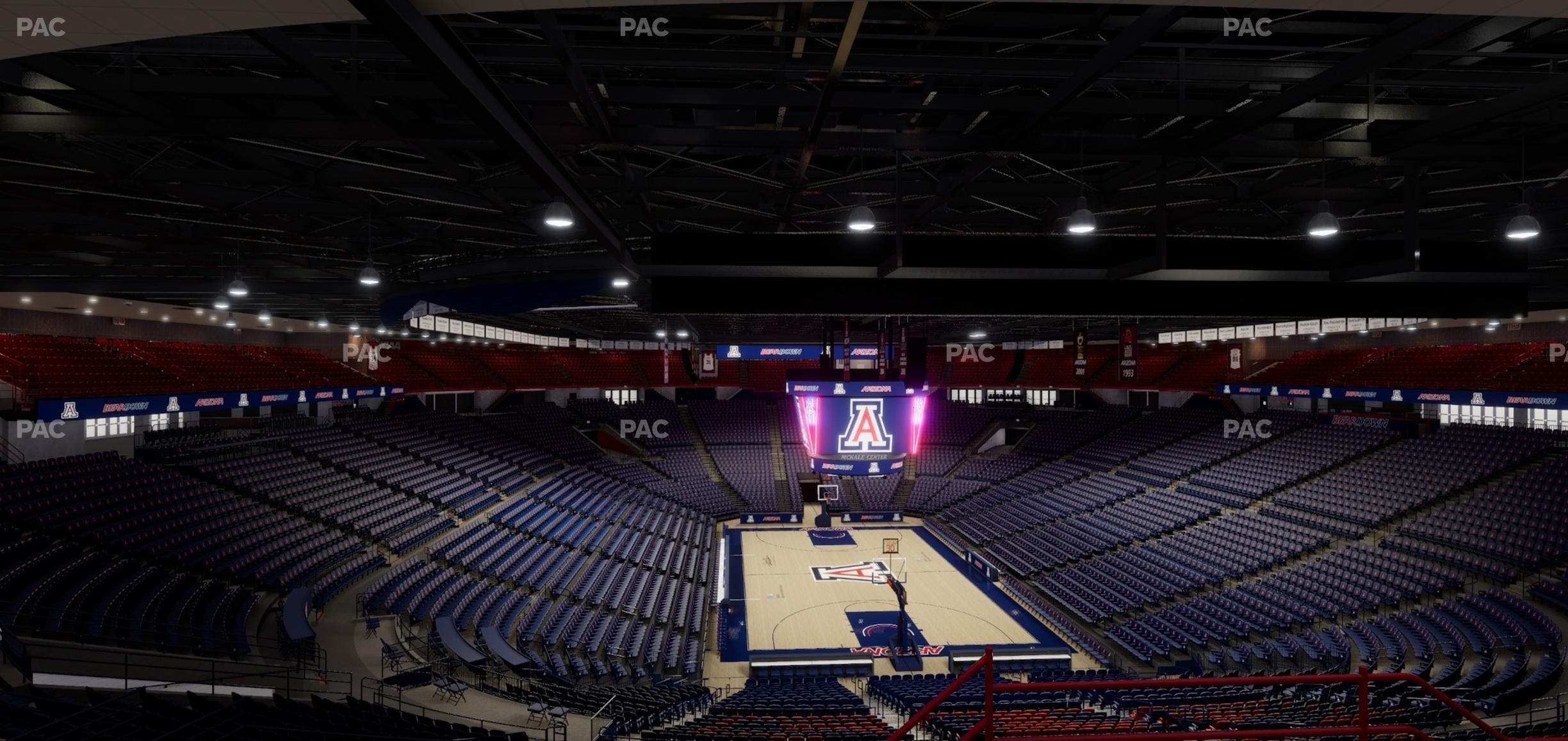 McKale Center - Section Upper 122 Seat View