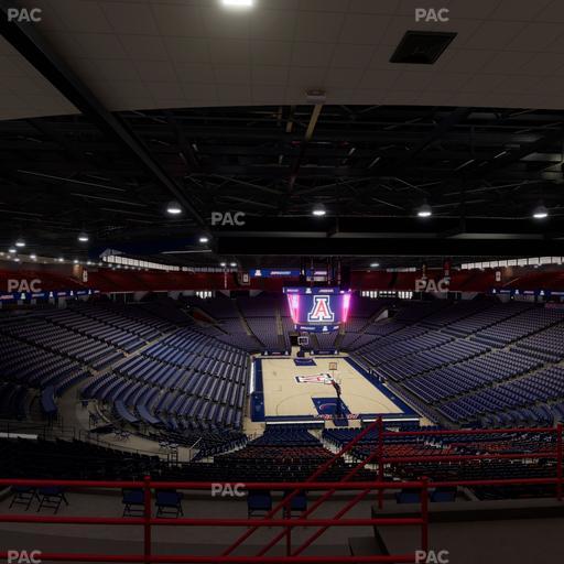 McKale Center - Section Upper 122 Seat View