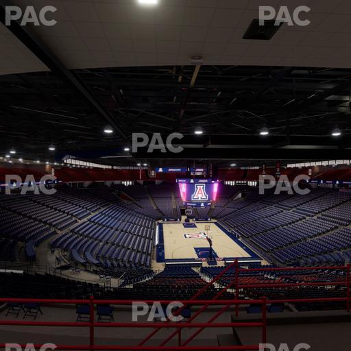 McKale Center - Section Upper 122 Seat View
