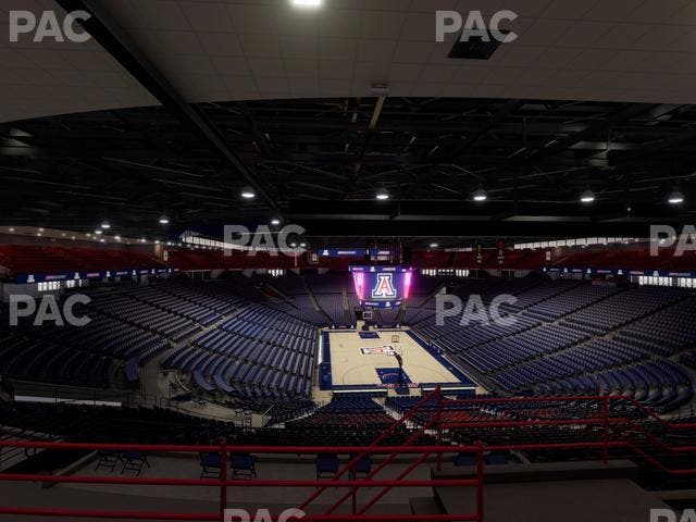 McKale Center - Section Upper 122 Seat View