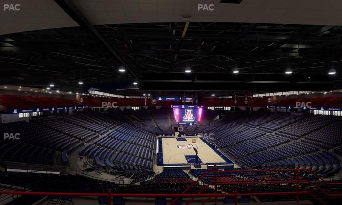 McKale Center - Section Upper 122 Seat View