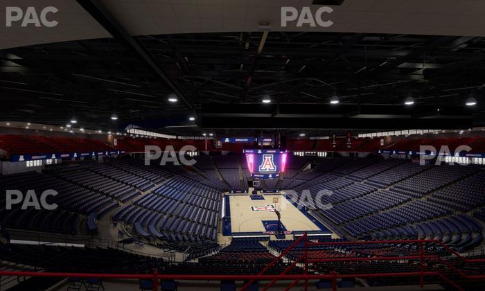 McKale Center - Section Upper 122 Seat View