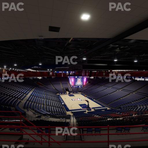 McKale Center - Section Upper 123 Seat View