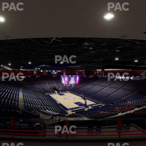 McKale Center - Section Upper 124 Seat View