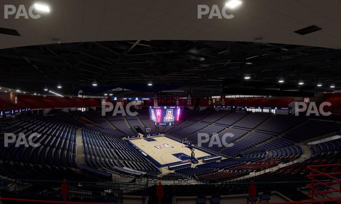 McKale Center - Section Upper 124 Seat View