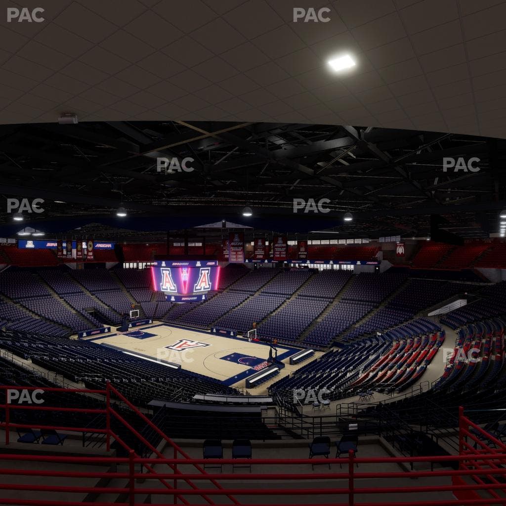 McKale Center - Section Upper 125 Seat View