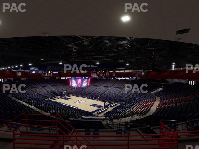 McKale Center - Section Upper 125 Seat View