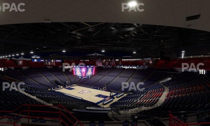 McKale Center - Section Upper 125 Seat View