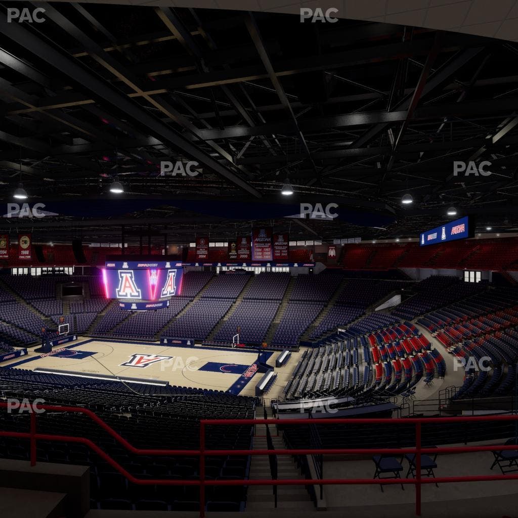 McKale Center - Section Upper 126 Seat View
