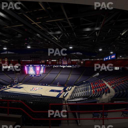 McKale Center - Section Upper 126 Seat View