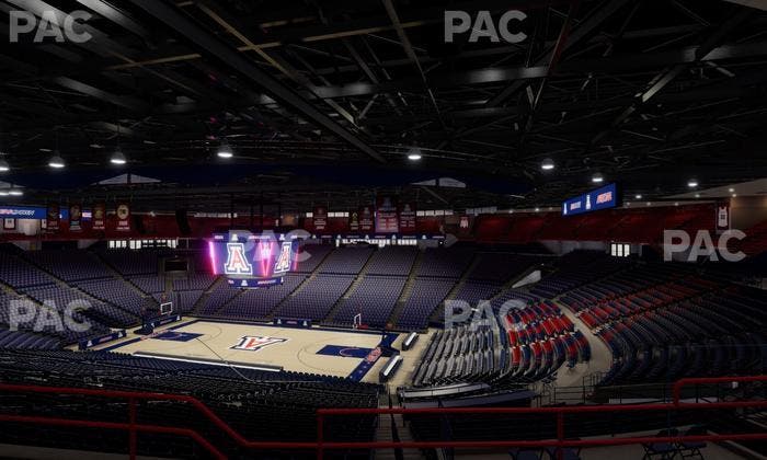 McKale Center - Section Upper 126 Seat View
