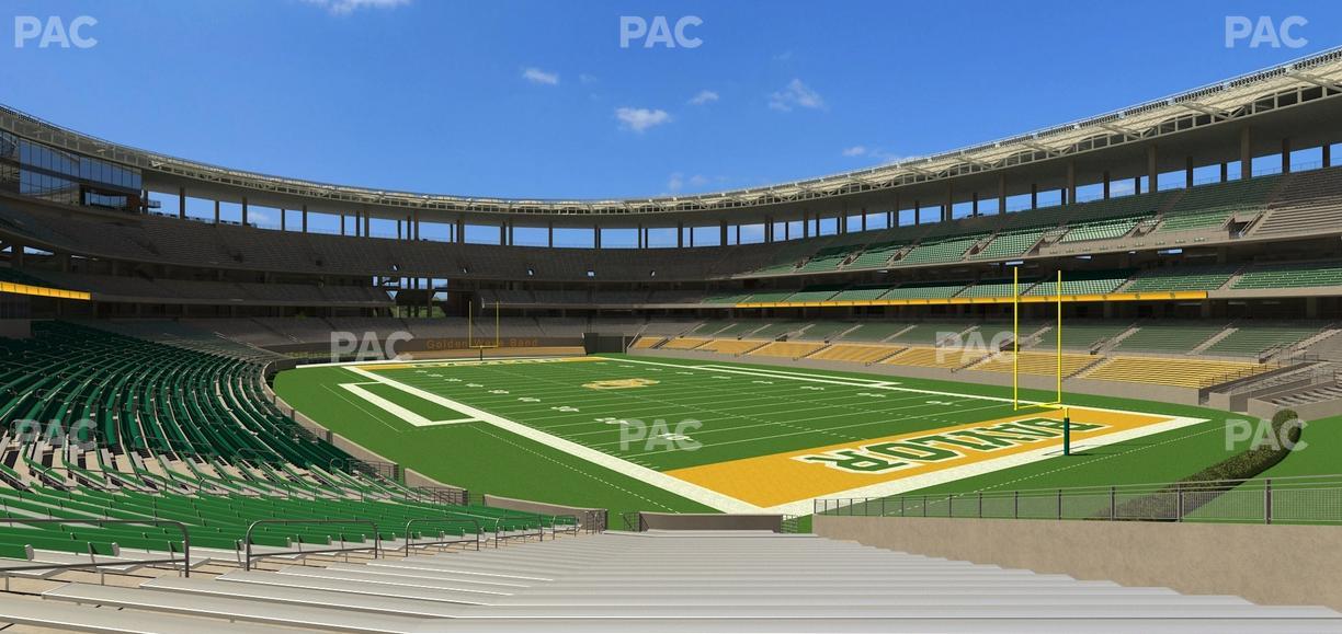 McLane Stadium - Section 100 Seat View