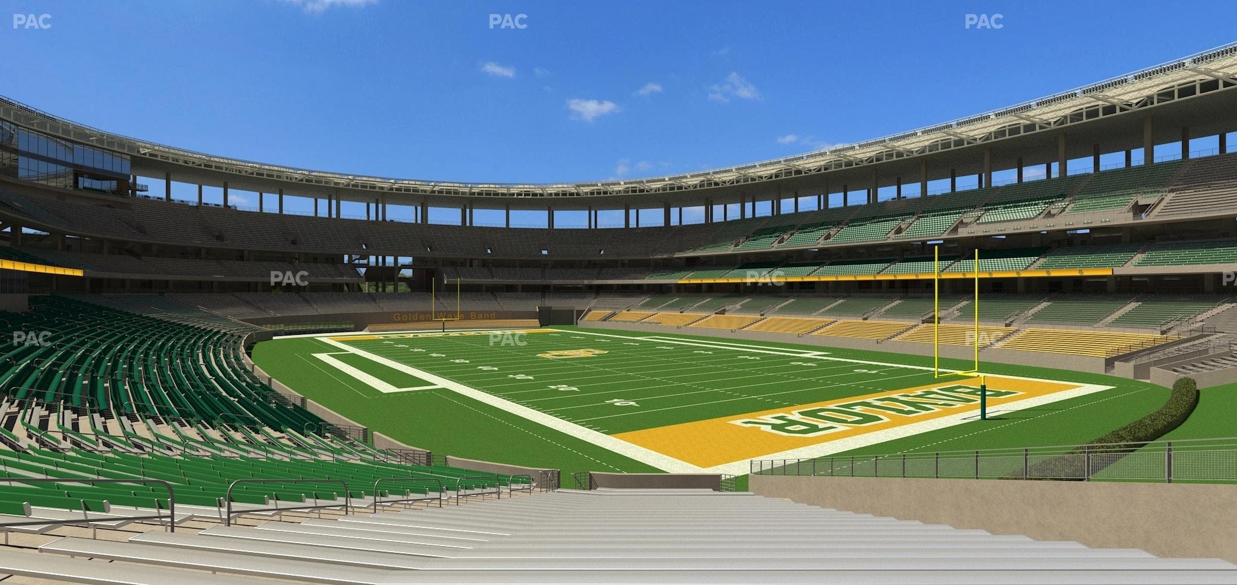 McLane Stadium - Section 100 Seat View