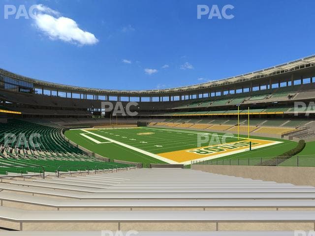 McLane Stadium - Section 100 Seat View