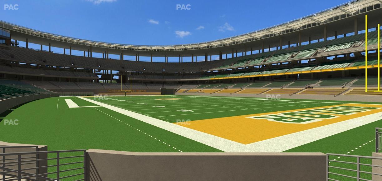 McLane Stadium - Section 100 Seat View