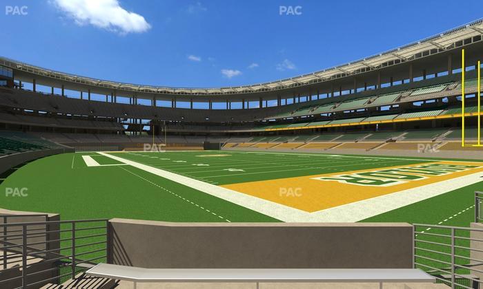 McLane Stadium - Section 100 Seat View