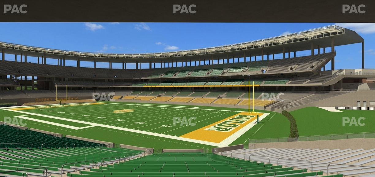 McLane Stadium - Section 101 Seat View