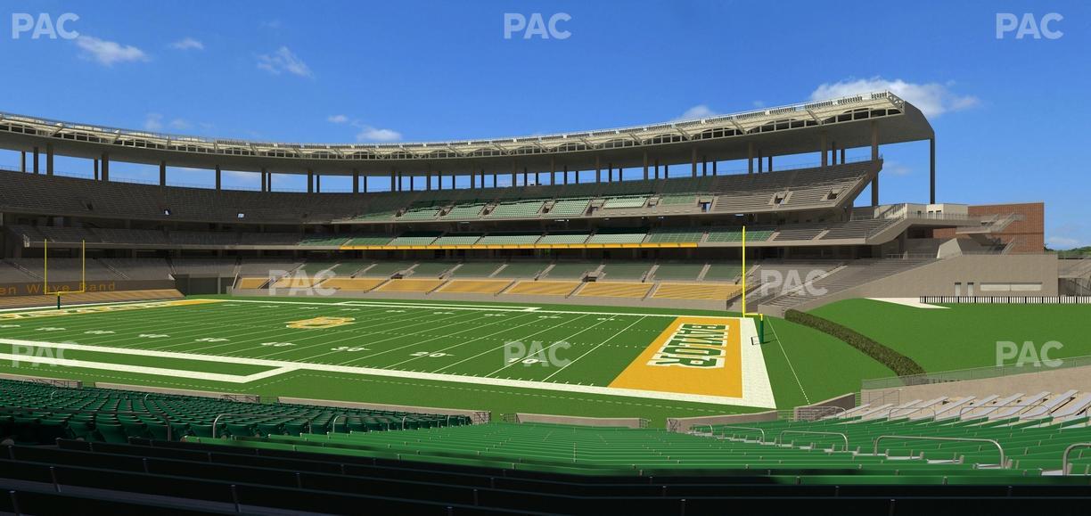 McLane Stadium - Section 102 Seat View