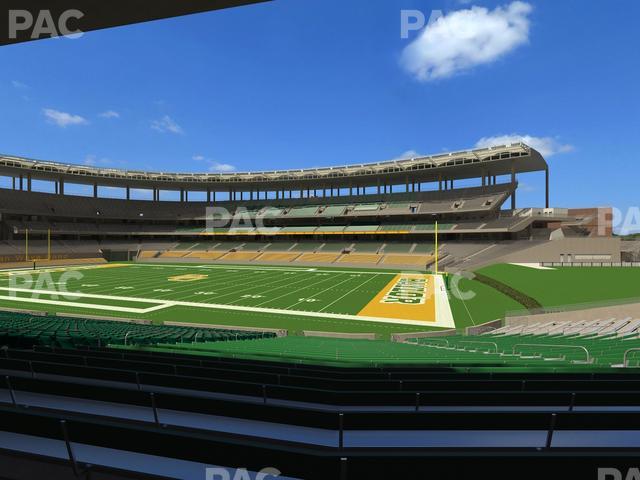 McLane Stadium - Section 102 Seat View