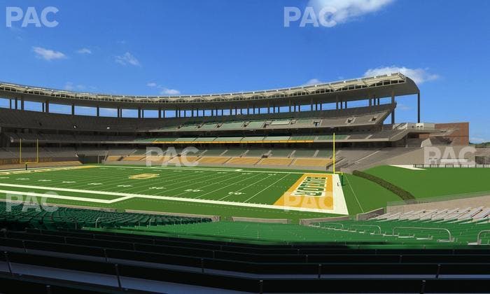 McLane Stadium - Section 102 Seat View