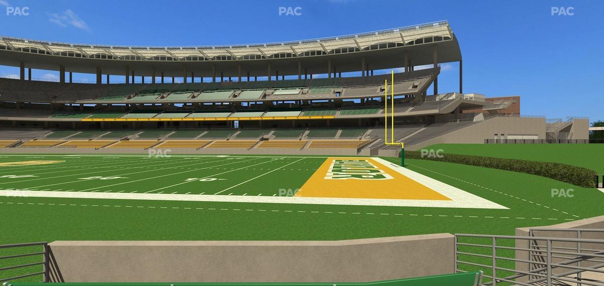 McLane Stadium - Section 102 Seat View