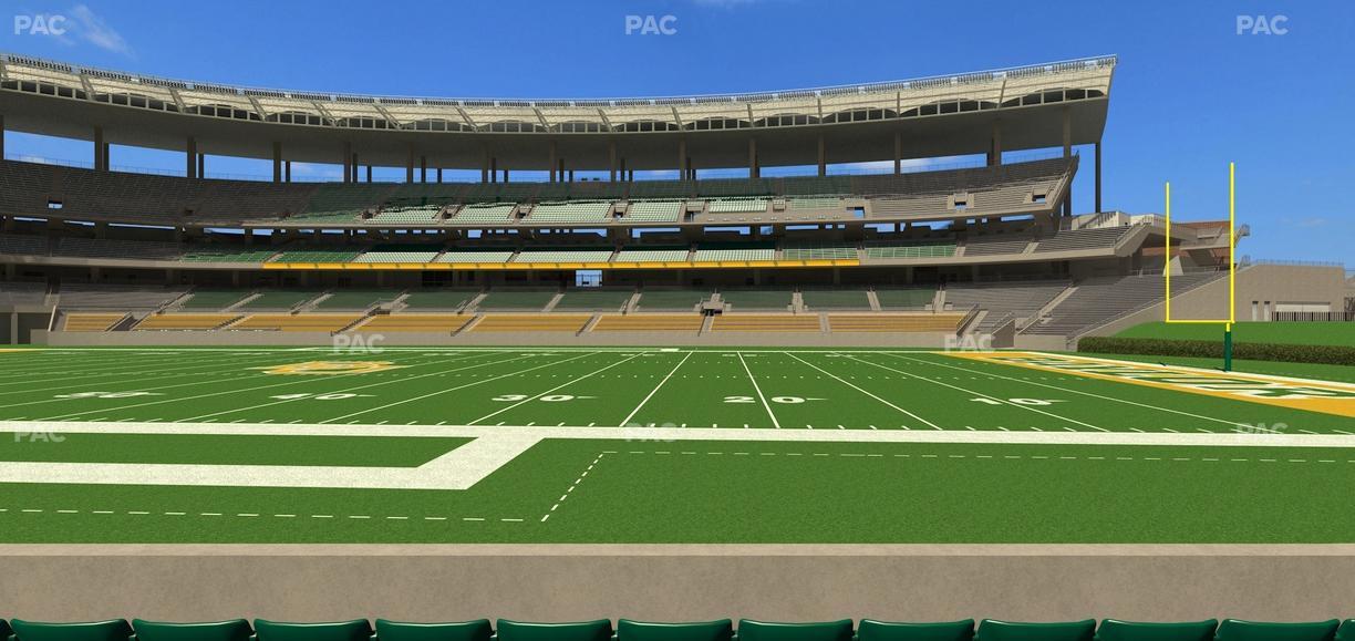 McLane Stadium - Section 104 Seat View