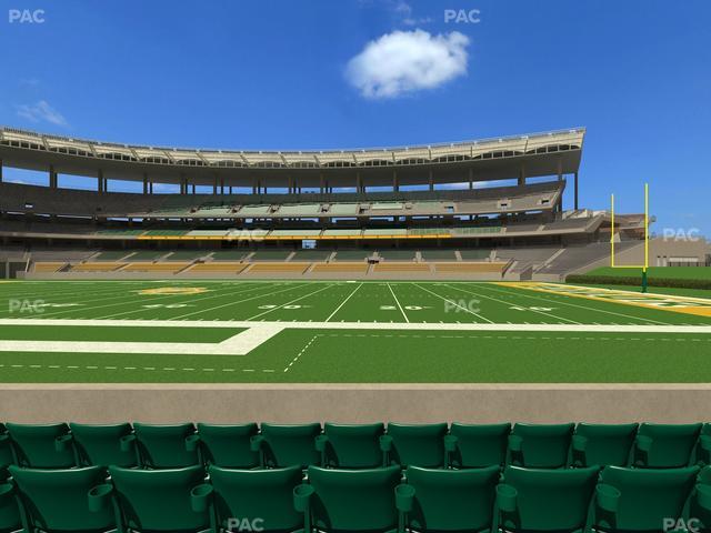 McLane Stadium - Section 104 Seat View