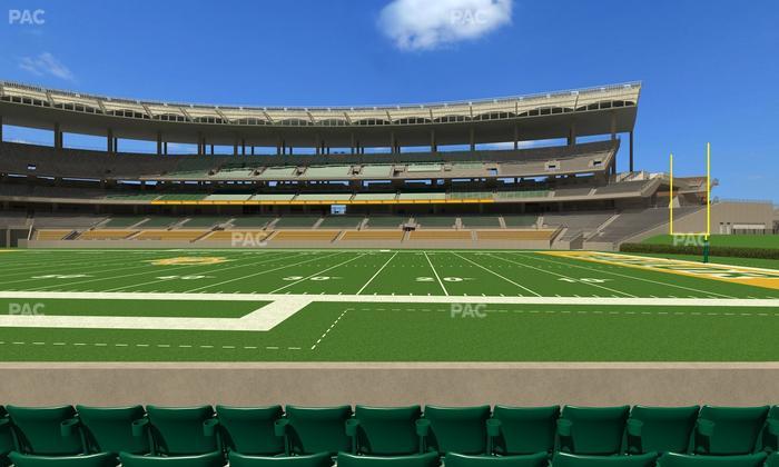 McLane Stadium - Section 104 Seat View