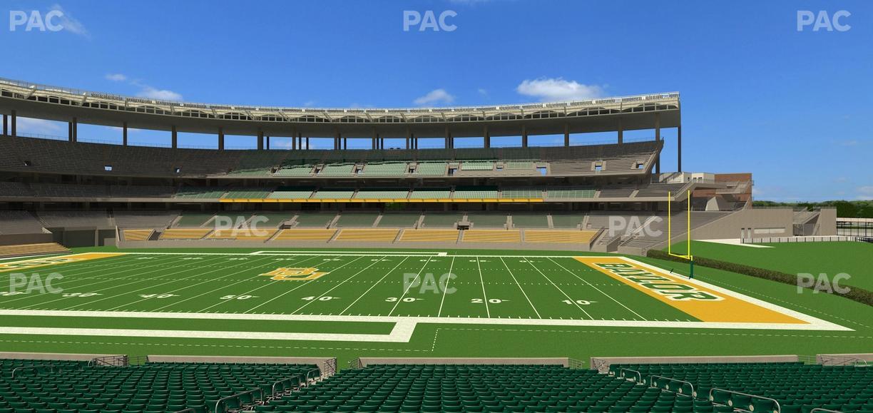 McLane Stadium - Section 104 Seat View