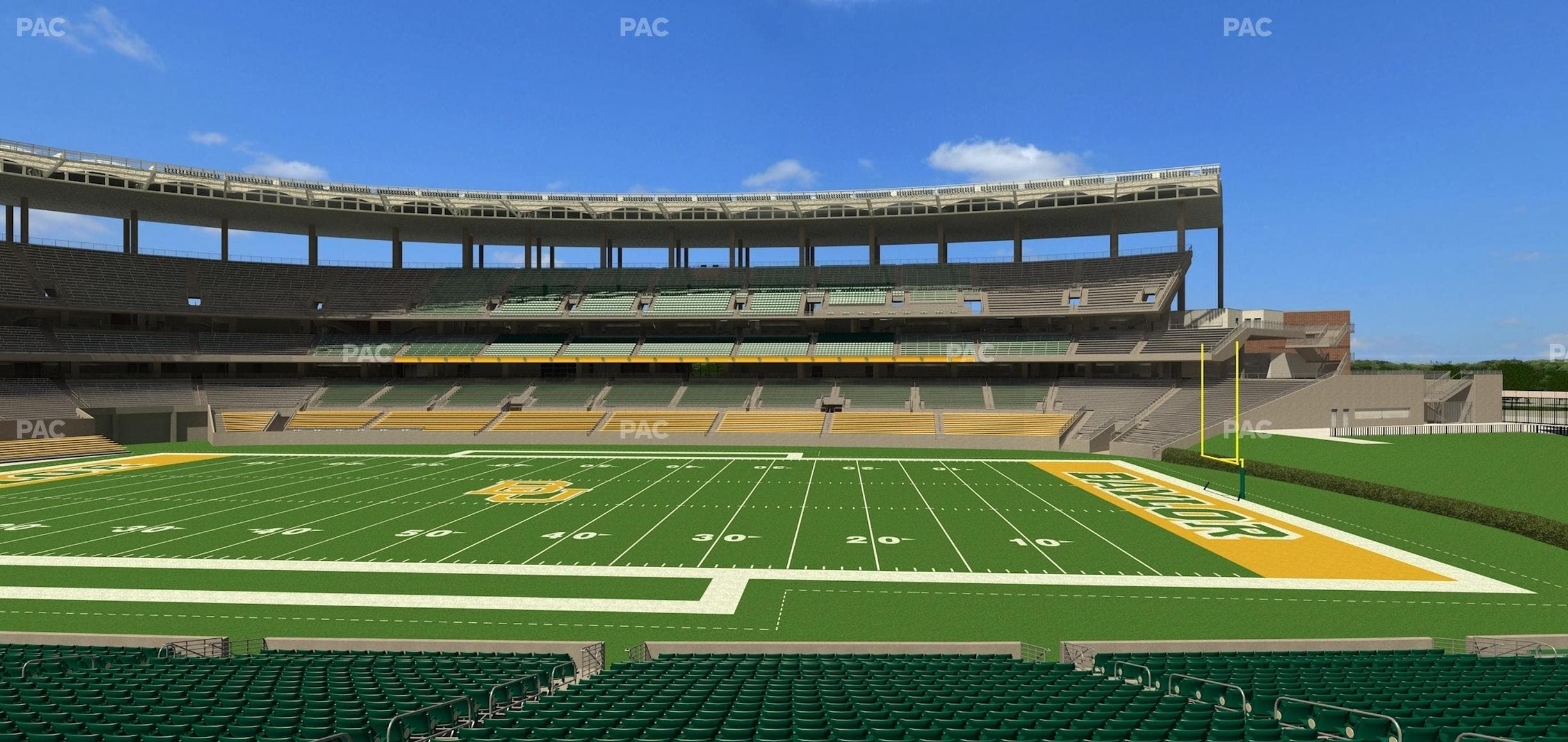 McLane Stadium - Section 104 Seat View