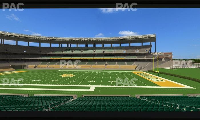 McLane Stadium - Section 104 Seat View