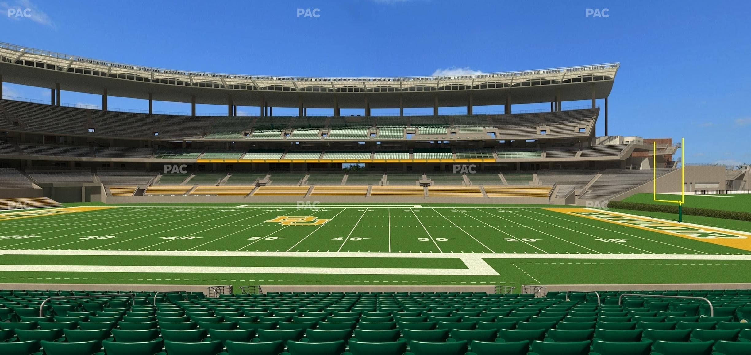 McLane Stadium - Section 105 Seat View