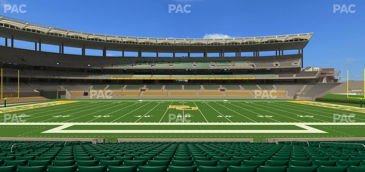 McLane Stadium - Section 106 Seat View
