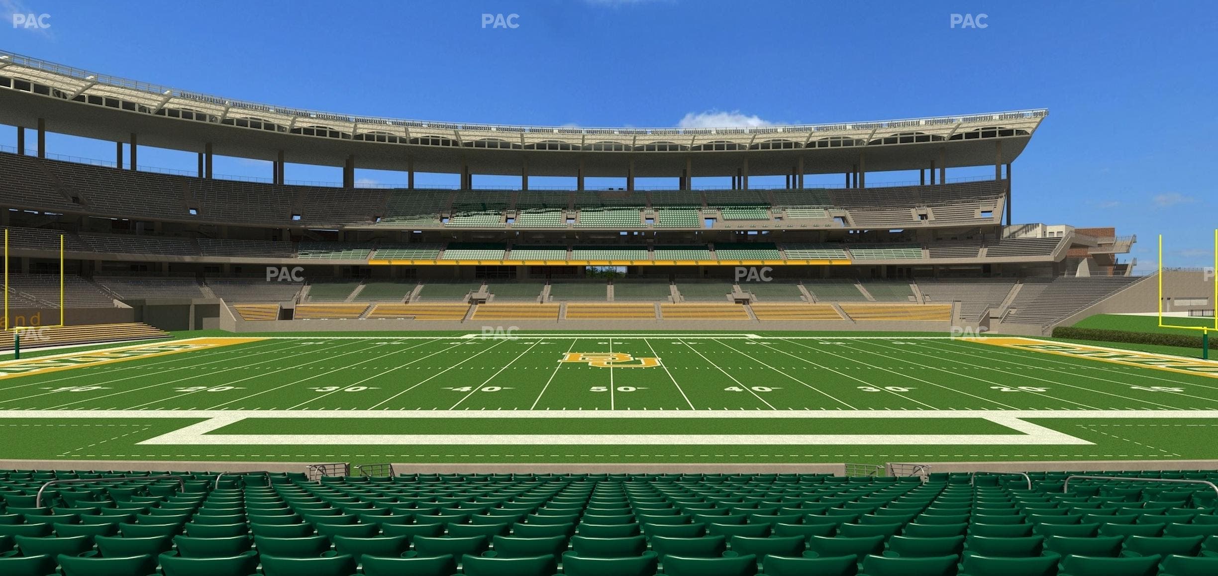 McLane Stadium - Section 106 Seat View