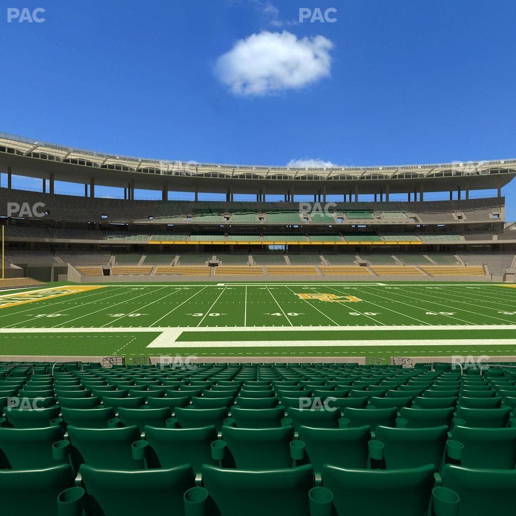 McLane Stadium - Section 107 Seat View
