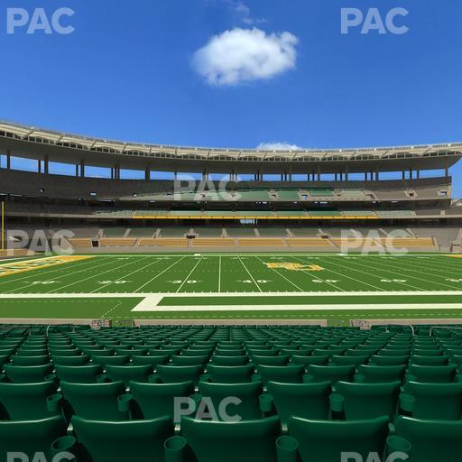 McLane Stadium - Section 107 Seat View