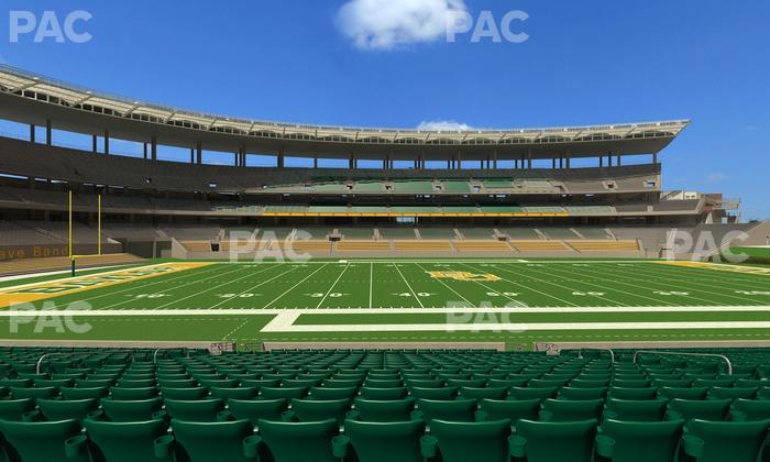 McLane Stadium - Section 107 Seat View
