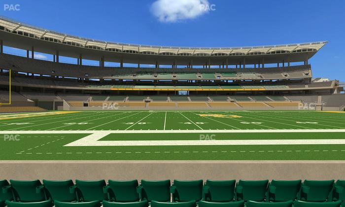 McLane Stadium - Section 107 Seat View