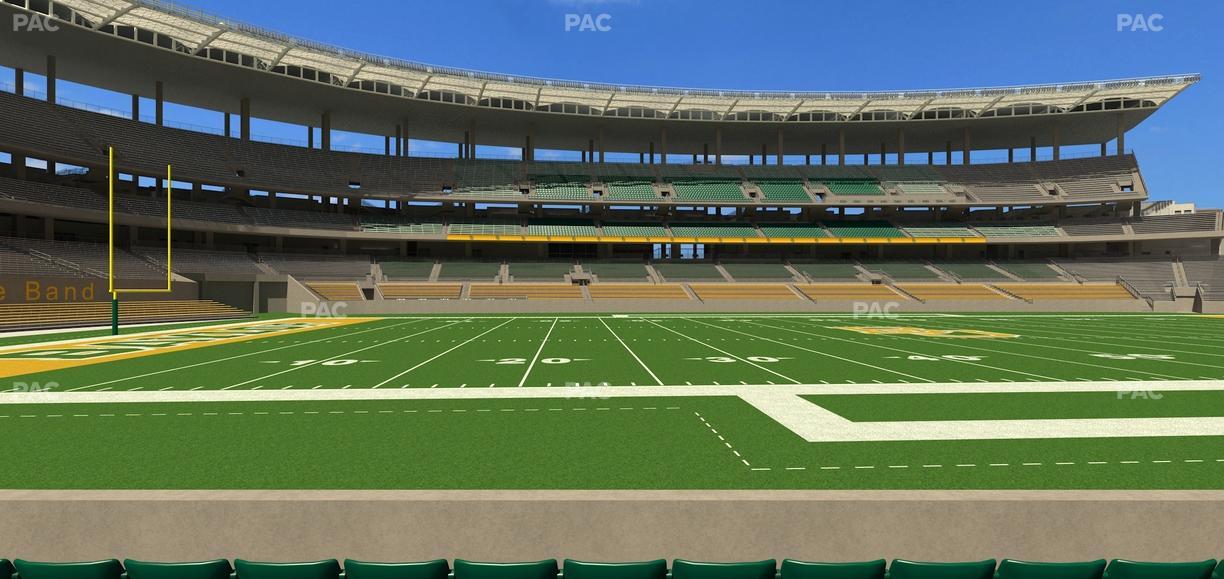 McLane Stadium - Section 108 Seat View