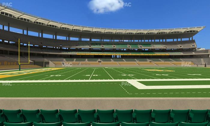 McLane Stadium - Section 108 Seat View